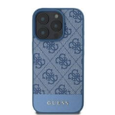 Guess GUESS etui za IPHONE 16 Pro GUHCP16LG4GLBL (4G PU Bottom Stripe) modri