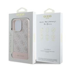 Guess GUESS etui za IPHONE 16 Pro Max GUHCP16XG4GLPI (4G PU Bottom Stripe) roza