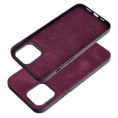 OEM Tkani ovitek MAG COVER, združljiv z MagSafe za IPHONE 12 Pro Max burgundski