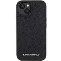 Karl Lagerfeld KARL LAGERFELD etui za IPHONE 15 KLHCP15SPQKPMK (Quilted Pattern) black