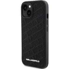 Karl Lagerfeld KARL LAGERFELD etui za IPHONE 15 KLHCP15SPQKPMK (Quilted Pattern) black