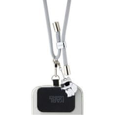 Karl Lagerfeld KARL LAGERFELD obesek KLUCNMSCKIG (Crossbody Cord Choupette) siva