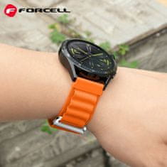 FORCELL FORCELL F-DESIGN FS05 trak za SAMSUNG Watch 20 mm oranžna