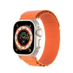 Dux Ducis DUX DUCIS GS najlonski trak za Apple Watch 42 / 44 / 45 / 49 mm oranžne barve