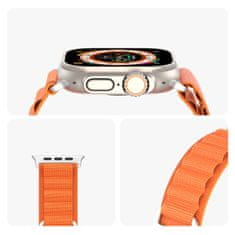 Dux Ducis DUX DUCIS GS najlonski trak za Apple Watch 42 / 44 / 45 / 49 mm oranžne barve