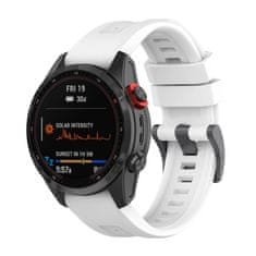 OEM Silikonski trak za GARMIN FENIX 3 / 3HR / 5X / 6X / 6X Pro / 7X / 7X Pro bele barve (7)