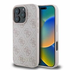 Guess GUESS etui za IPHONE 16 Pro GUHCP16LG4GFPI (PU 4G Classic) roza