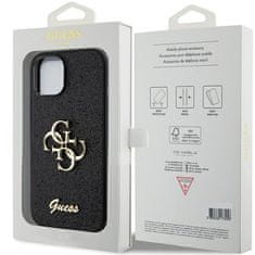 Guess GUESS etui za IPHONE 15 GUHCP15SHG4SGK (Fixed Glitter Big 4G) black