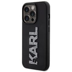 Karl Lagerfeld KARL LAGERFELD etui za IPHONE 15 Pro Max KLHCP15X3DMBKCK (3D Logo Glitter) black