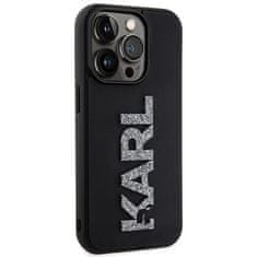 Karl Lagerfeld KARL LAGERFELD etui za IPHONE 15 Pro Max KLHCP15X3DMBKCK (3D Logo Glitter) black