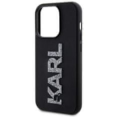 Karl Lagerfeld KARL LAGERFELD etui za IPHONE 15 Pro Max KLHCP15X3DMBKCK (3D Logo Glitter) black