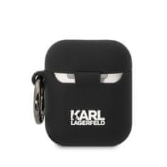 Karl Lagerfeld KARL LAGERFELD etui za APPLE Airpods 1 / 2 KLA2RUNIKK (3D Sil NFT Karl) black