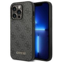 Guess GUESS etui za IPHONE 14 Pro Max GUHCP14XG4GFGR (4G Gold Logo) siv