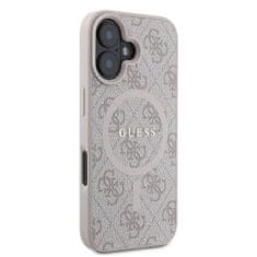 Guess GUESS etui za IPHONE 16 Pro Max združljiv z MagSafe GUHMP16XG4GFRK (PU 4G Ring Classic Logo) črn