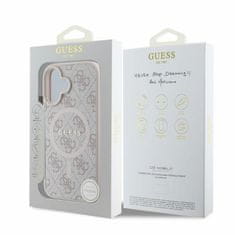 Guess GUESS etui za IPHONE 16 Pro Max združljiv z MagSafe GUHMP16XG4GFRK (PU 4G Ring Classic Logo) črn