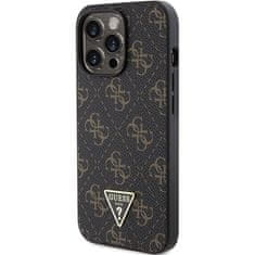 Guess GUESS etui za IPHONE 14 Pro GUHCP14LPG4GPK (4G Triangle Metal Logo) črn