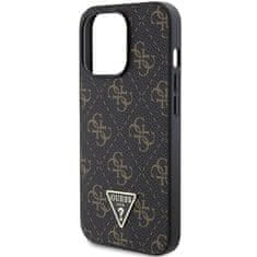 Guess GUESS etui za IPHONE 14 Pro GUHCP14LPG4GPK (4G Triangle Metal Logo) črn