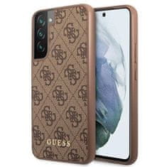 Guess GUESS etui za SAMSUNG S22 GUHCS22SG4GFBR (4G Metal Gold Logo) rjav