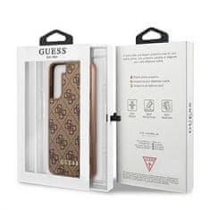 Guess GUESS etui za SAMSUNG S22 GUHCS22SG4GFBR (4G Metal Gold Logo) rjav