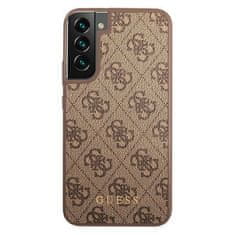 Guess GUESS etui za SAMSUNG S22 GUHCS22SG4GFBR (4G Metal Gold Logo) rjav