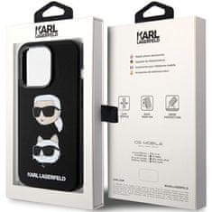 Karl Lagerfeld KARL LAGERFELD etui za IPHONE 15 Pro KLHCP15LSDHKCNK (Silikon KC) črn