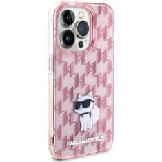 Karl Lagerfeld KARL LAGERFELD etui za IPHONE 15 Pro Max KLHCP15XHNCMKLP (Monogram) roza