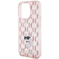 Karl Lagerfeld KARL LAGERFELD etui za IPHONE 15 Pro Max KLHCP15XHNCMKLP (Monogram) roza