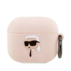 Karl Lagerfeld KARL LAGERFELD etui za APPLE Airpods 3 KLA3RUNIKP (3D Sil NFT Karl) roza