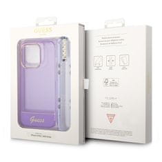 Guess GUESS etui za IPHONE 14 Pro GUHCP14LHGCOHU (IML Electro Cam w. Strap Translucent) vijolična