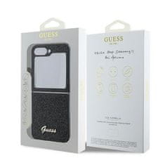 Guess GUESS etui za SAMSUNG Z Flip 6 GUHCZF6HGGSHK (HC PU 4G Glitter Script) black