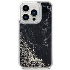 Guess GUESS etui za IPHONE 14 Pro GUHCP14LLCSGSGK (Liquid Glitter Marble) black