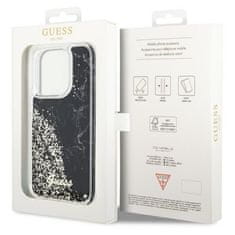 Guess GUESS etui za IPHONE 14 Pro GUHCP14LLCSGSGK (Liquid Glitter Marble) black