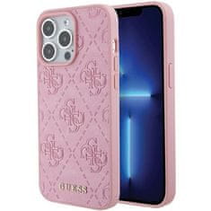 Guess GUESS etui za IPHONE 15 Pro GUHCP15LP4EPMP (Quilted 4G Classic) roza