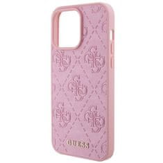 Guess GUESS etui za IPHONE 15 Pro GUHCP15LP4EPMP (Quilted 4G Classic) roza