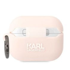 Karl Lagerfeld KARL LAGERFELD etui za APPLE Airpods Pro KLAPRUNCHP (3D Sil NFT Choupette) roza