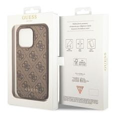 Guess GUESS etui za IPHONE 14 Pro Max GUHCP14XG4GFBR (4G Gold Logo), rjav