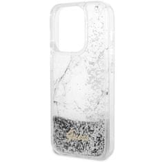 Guess GUESS etui za IPHONE 14 Pro GUHCP14LLCSGSGH (Liquid Glitter Marble) bela