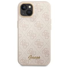 Guess GUESS etui za IPHONE 13 / 14 / 15 GUHCP14SHG4SHP (4G Vintage Gold Logo) roza