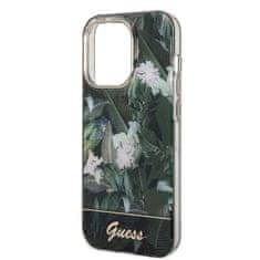 Guess GUESS etui za IPHONE 14 Pro GUHCP14LHGJGHA (Jungle Collection) zelen