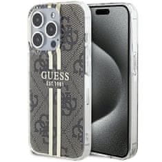 Guess GUESS etui za IPHONE 15 Pro Max GUHCP15XH4PSEGW (4G Gold Stripe), rjav