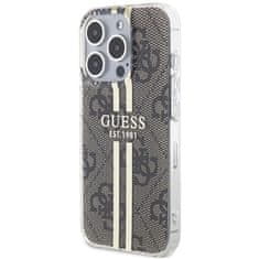 Guess GUESS etui za IPHONE 15 Pro Max GUHCP15XH4PSEGW (4G Gold Stripe), rjav