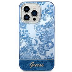 Guess GUESS etui za IPHONE 14 Pro GUHCP14LHGPLHB (IML Electro Cam TDJ), modri