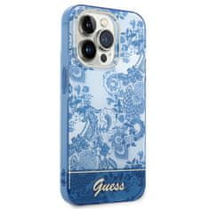 Guess GUESS etui za IPHONE 14 Pro GUHCP14LHGPLHB (IML Electro Cam TDJ), modri