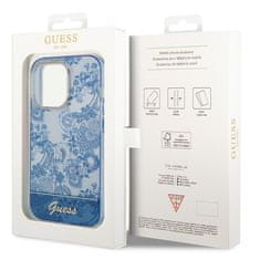 Guess GUESS etui za IPHONE 14 Pro GUHCP14LHGPLHB (IML Electro Cam TDJ), modri