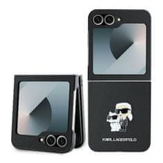 Karl Lagerfeld KARL LAGERFELD etui za SAMSUNG Z Flip 6 KLHCZF6SAPKCNPK (HC Saffiano KC Metal Pin) black