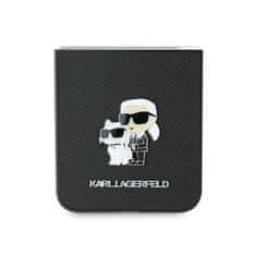 Karl Lagerfeld KARL LAGERFELD etui za SAMSUNG Z Flip 6 KLHCZF6SAPKCNPK (HC Saffiano KC Metal Pin) black