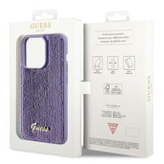 Guess GUESS etui za IPHONE 15 Pro GUHCP15LPSFDGSU (Sequin Script Metal) vijolična