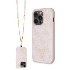 Guess GUESS etui za IPHONE 14 Pro GUHCP14LP4TDSCPP (Crossbody 4G Metal Logo) roza