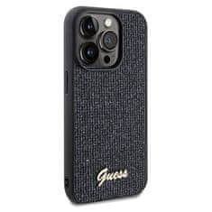 Guess GUESS etui za IPHONE 14 Pro GUHCP14LPMSDGSK (Disco Metal Script) black