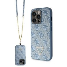 Guess GUESS etui za IPHONE 14 Pro GUHCP14LP4TDSCPB (Crossbody 4G Metal Logo) modri